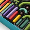 Colorful magnetic stick toy box made of ABS safety material, 3-12 years old parent-child interactive educational toys Application Scenario